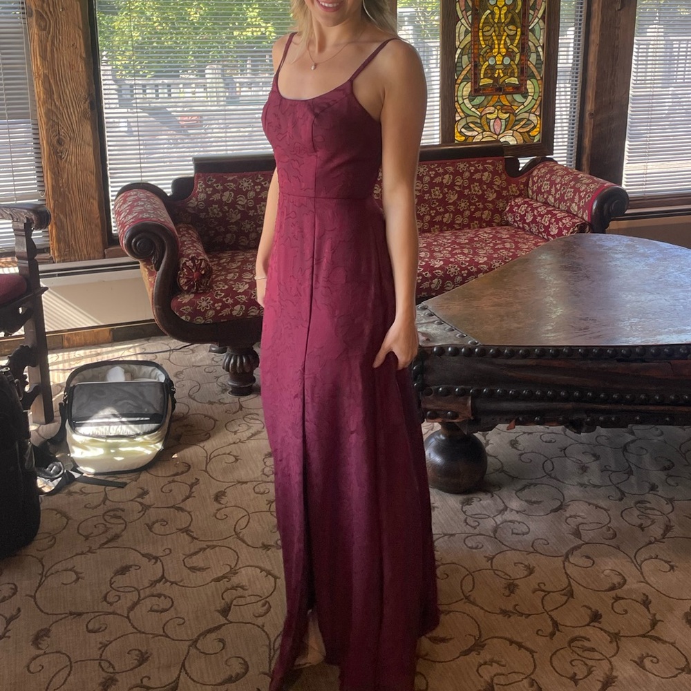 Azazie: moira dress cabernet